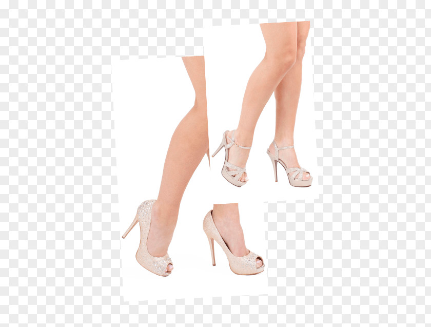 Gold High Heels Toe High-heeled Shoe Calf Ankle PNG