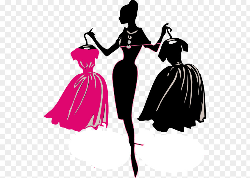 Lady In Gown Fashion Clothing Clip Art PNG
