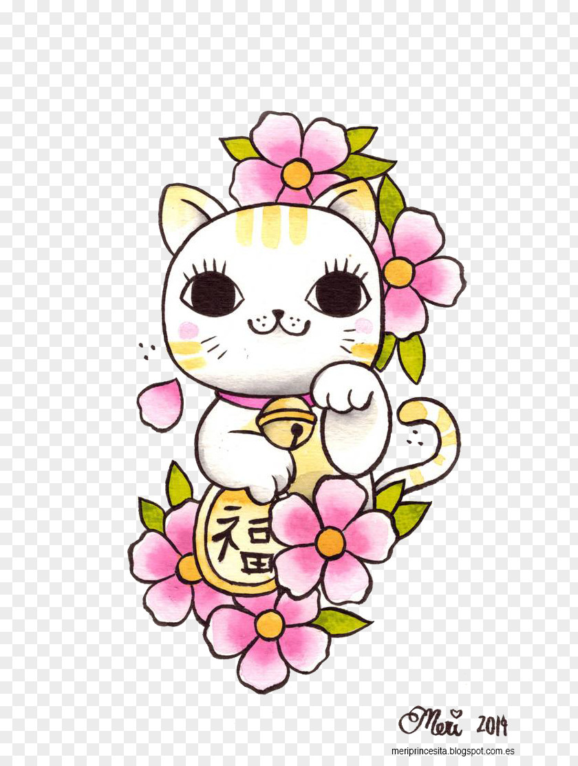 Maneki Neko Clipart Japan Cat Maneki-neko Luck PNG