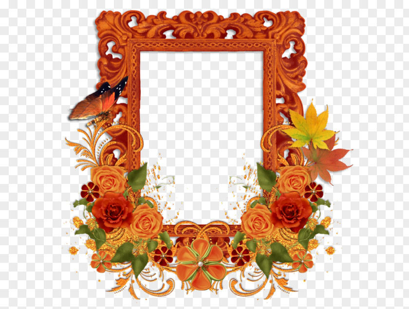 Painting Picture Frames Wall Floral Design Photomontage PNG
