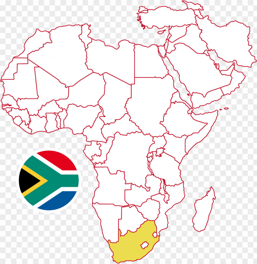 Africa Blank Map World PNG