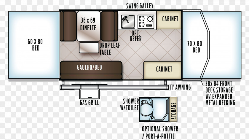 Campervans Forest River Floor Plan Caravan Elkhart PNG