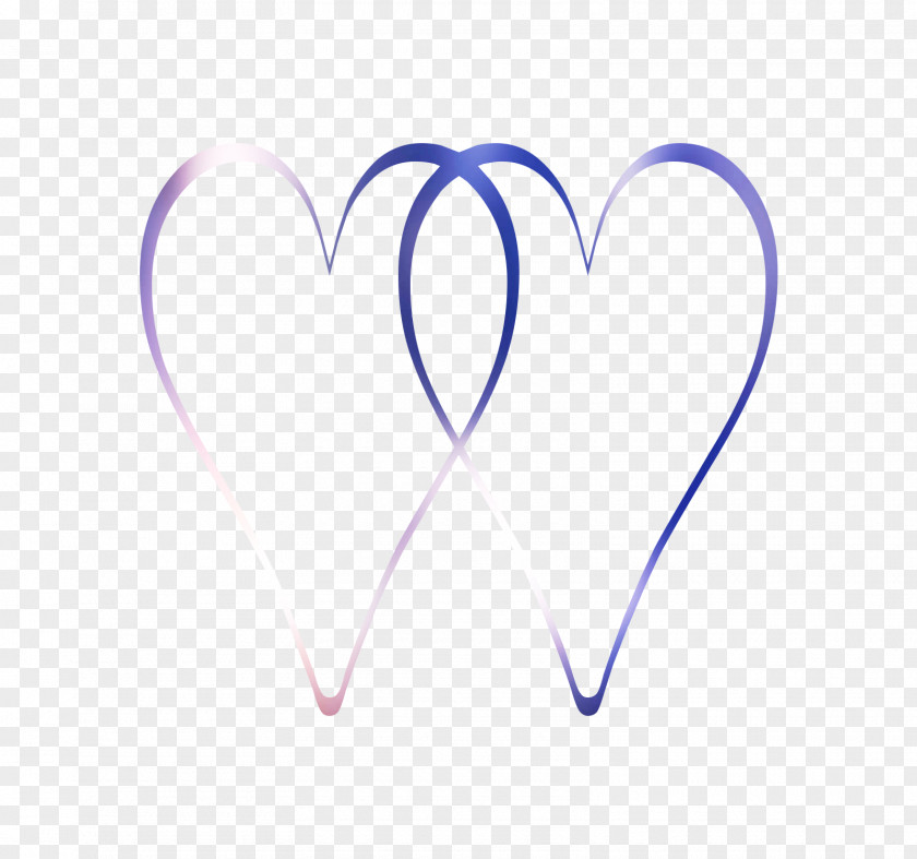 Heart Line Purple Clip Art M-095 PNG