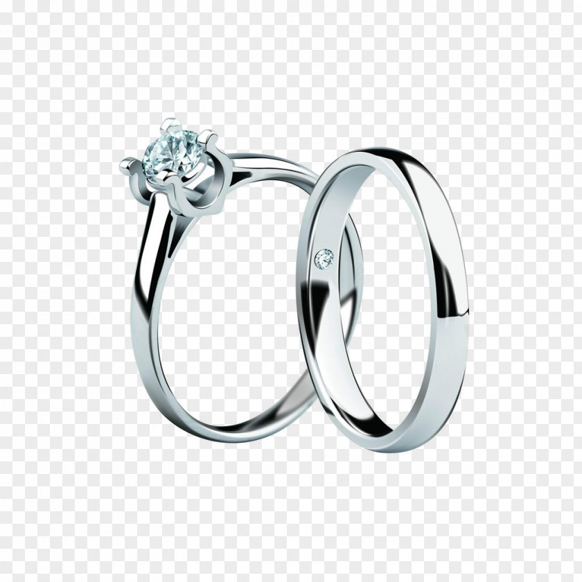 Jewelry Hand-painted Cartoon Picture Material,Diamond Ring Wedding Jewellery Diamond PNG