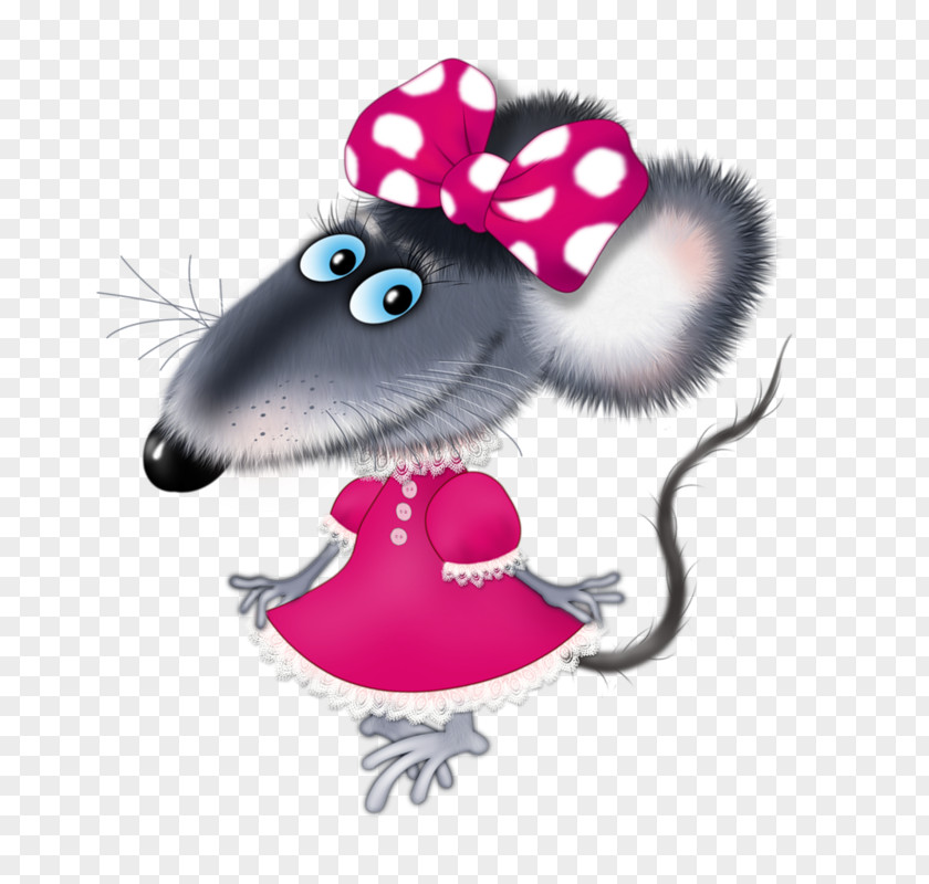 Pink Mouse Rat Computer Muis PNG