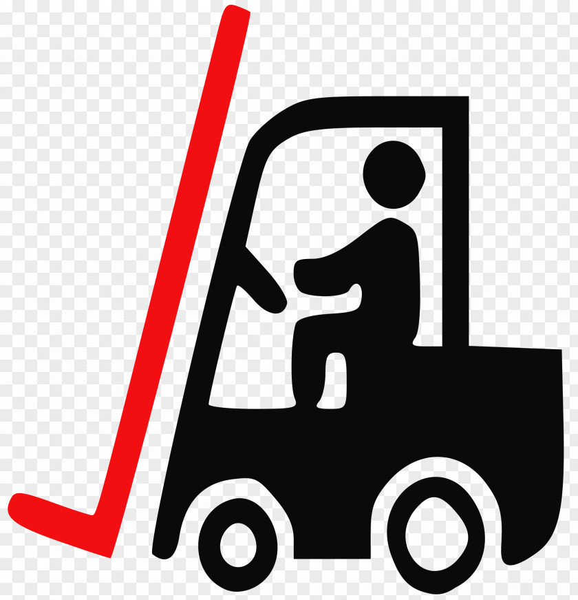Warehouse Forklift Sign Vector Graphics Clip Art PNG