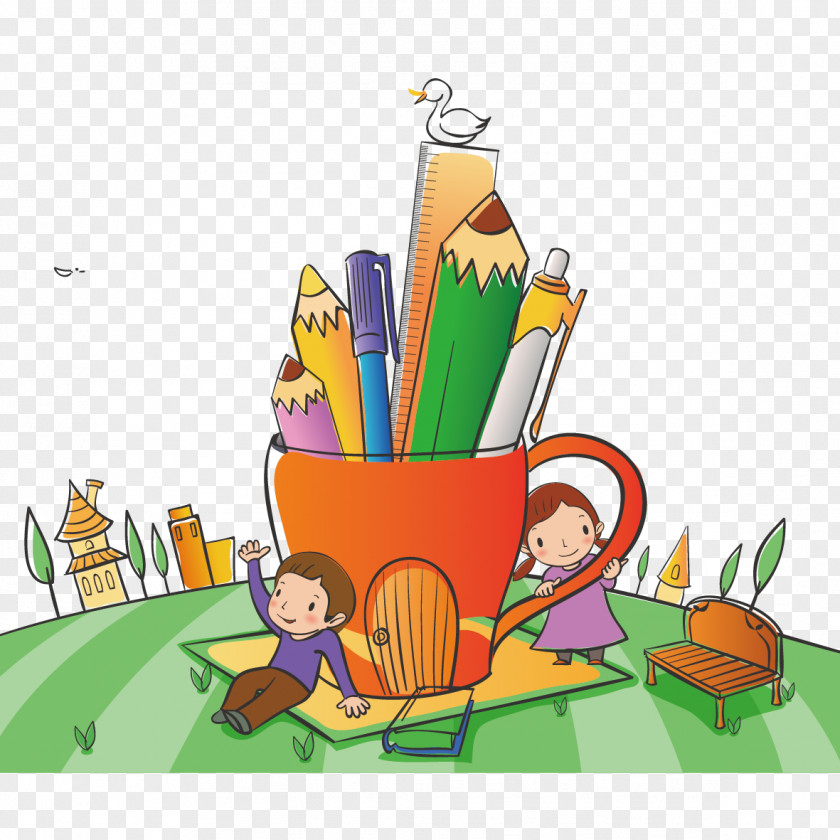 Creative Kids Pencils Pencil Illustration PNG