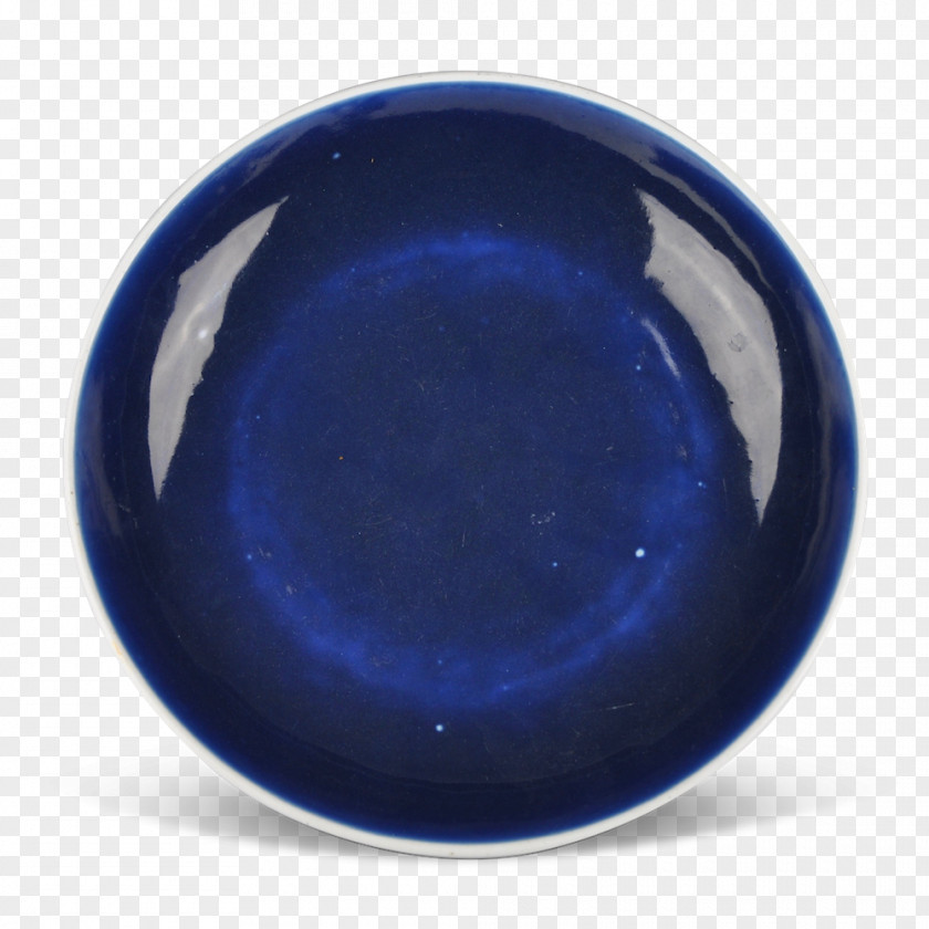 Dynasty Ming Cobalt Blue Bowl PNG