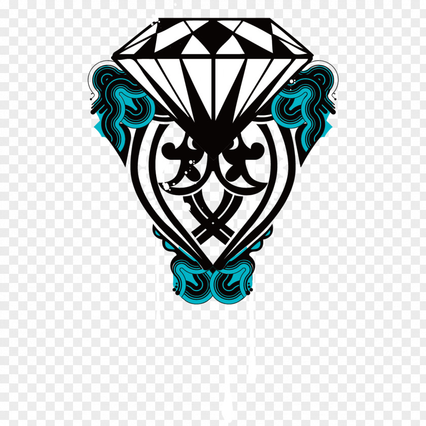 Gemstone Creative Pattern Diamond Logo PNG