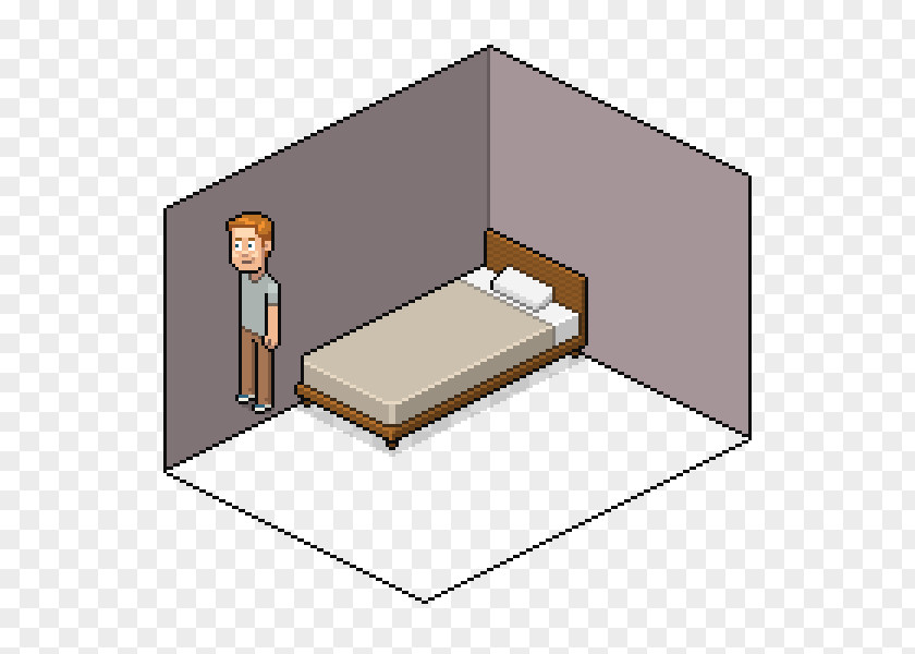 House Bedroom Pixel Art PNG