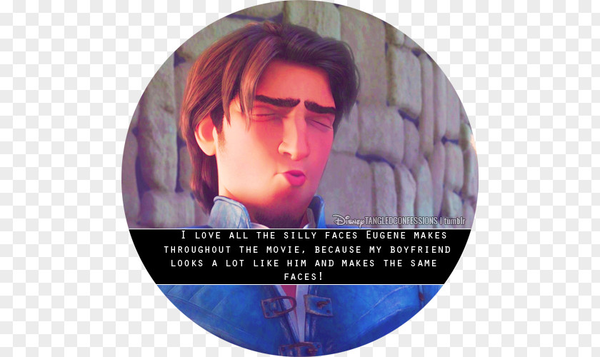 Tangled Confessions Forehead Poster PNG