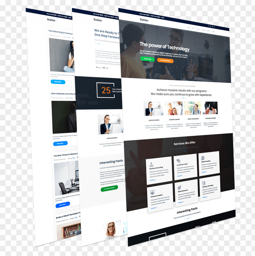 WordPress Responsive Web Design Template Joomla Business PNG