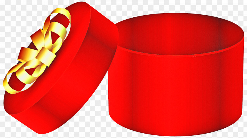 Cylinder Christmas Day Red Ribbon PNG