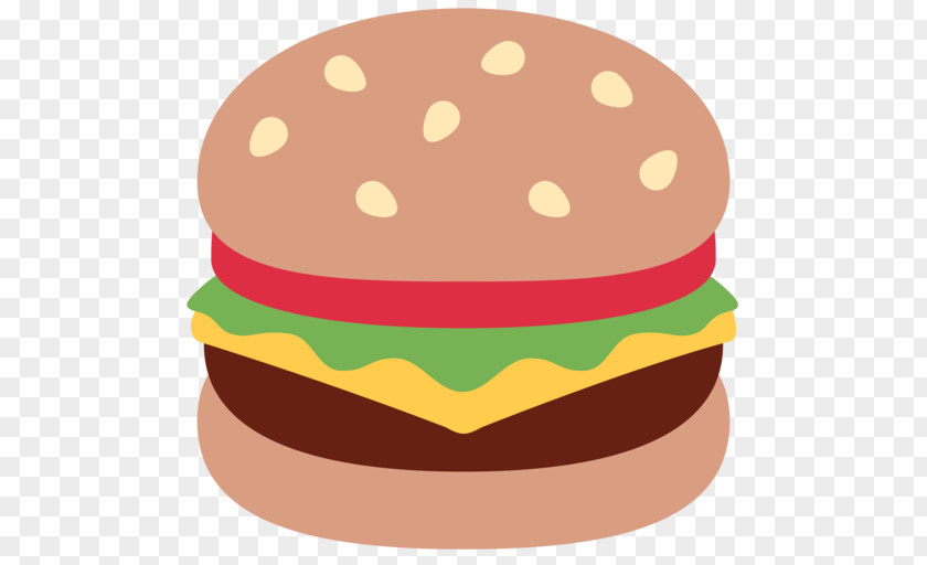 Emoji Hamburger Cheeseburger Veggie Burger French Fries PNG
