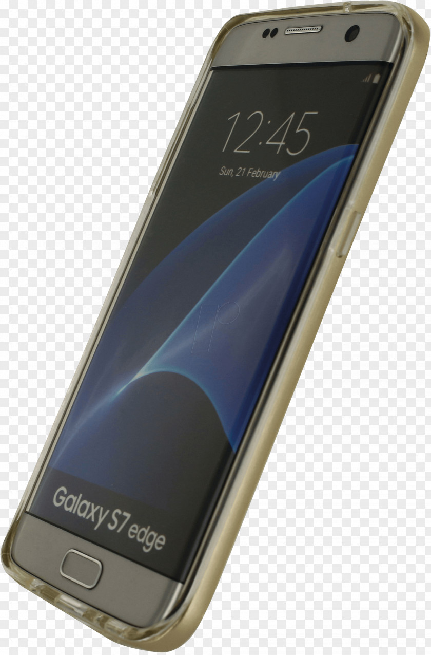 Galaxy S7 Edge Feature Phone Smartphone Samsung GALAXY Clear Silver PNG