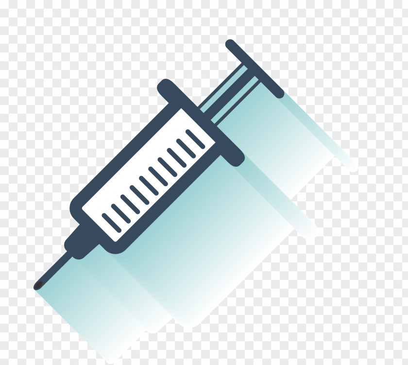 Hand-painted Syringes Syringe Hypodermic Needle Icon PNG