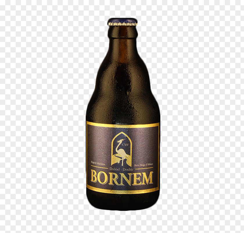 Beer Bottle Brouwerij Van Steenberge Bornem Dubbel PNG