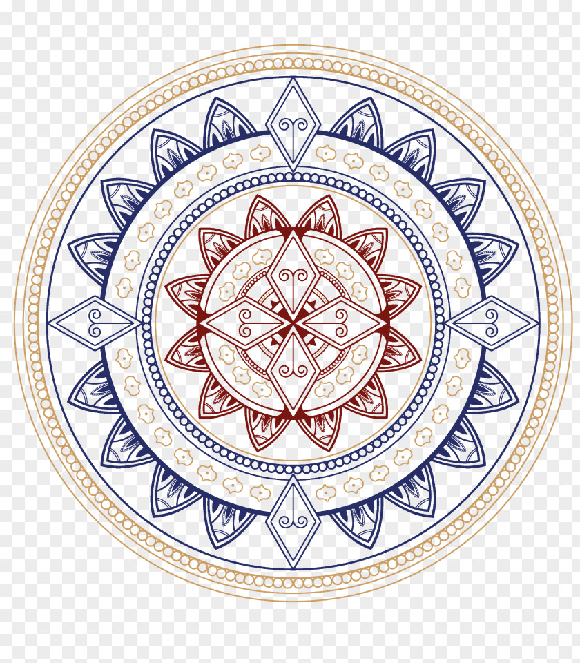 Buddhism Mandala Symbol Chakra Meditation PNG