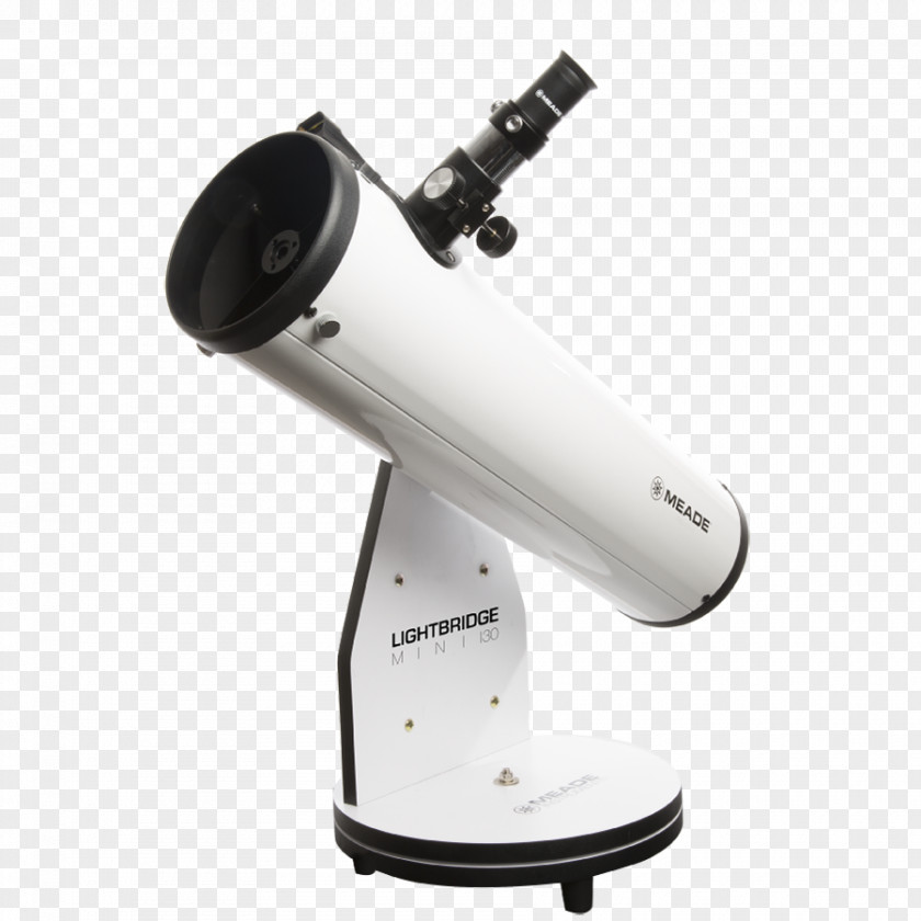 Dobsonian Telescope Meade LightBridge Mini 130 Instruments Reflecting Newtonian PNG