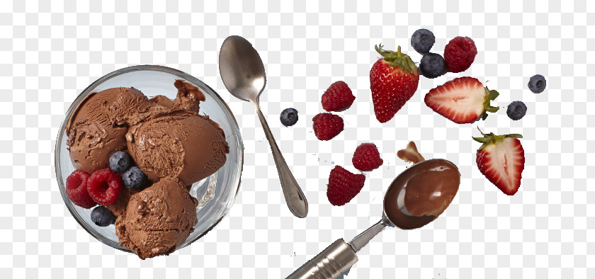 Fruit Gourmet Chocolate Ice Cream Gelato Sundae Frozen Yogurt PNG