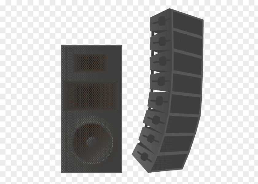 Line Array Audio Public Address Systems Loudspeaker ICEpower PNG