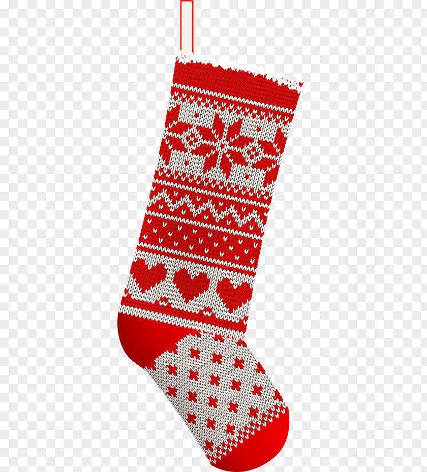 Vector Christmas Red Socks Scandinavian Stockings: Classic Designs To Knit For The Holidays Stock Photography PNG