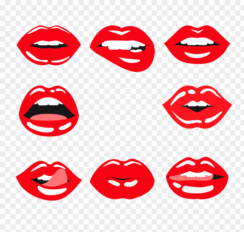 Vector Lips Lip Clip Art PNG