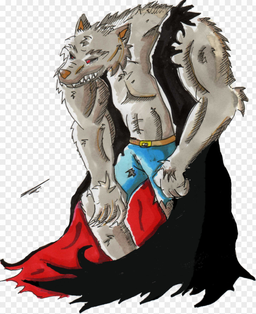 Werewolf Fenrir Greyback Legendary Creature Gray Wolf PNG