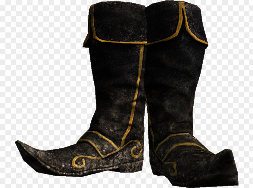 Boots The Elder Scrolls V: Skyrim Riding Boot Shoe Cowboy PNG