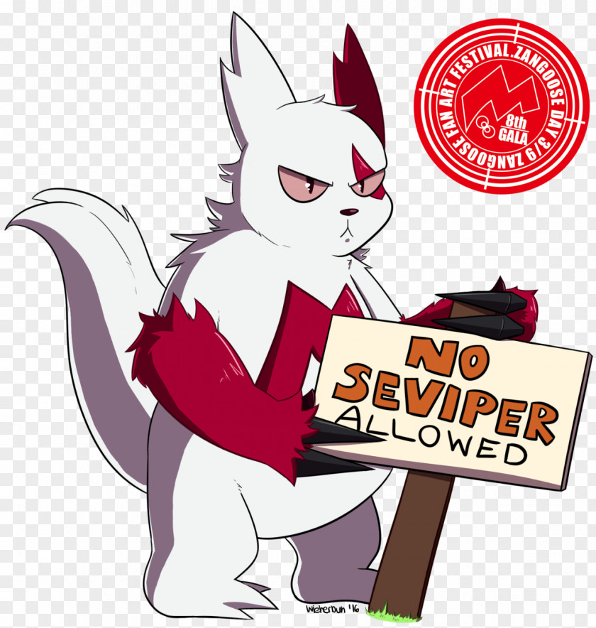 Cat Zangoose Seviper Illustration Image PNG