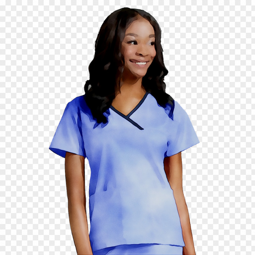 T-shirt Sleeve Top Collar Scrubs PNG