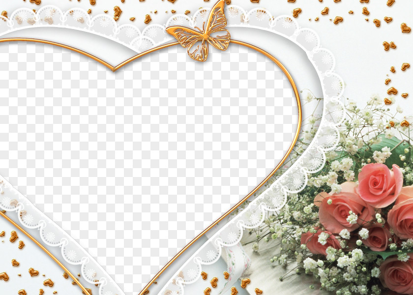Heart Photo Frame Wedding High-definition Video 1080p Wallpaper PNG
