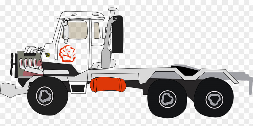 Tractor Trailer Car Tow Truck Pickup Clip Art PNG