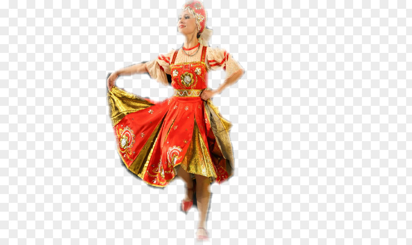 Azarova Russian Folk Dances Performing Arts Costume PNG