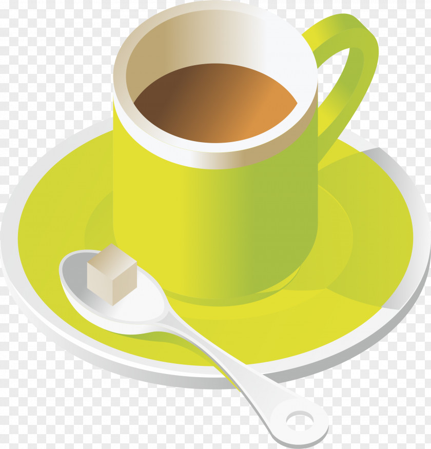 Coffee Vector Element Cup PNG