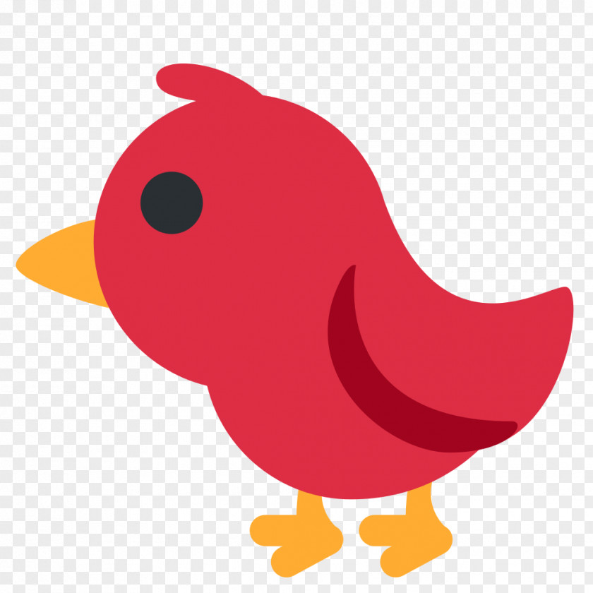 Noodle Bird Emoji Sticker Text Messaging Emoticon PNG