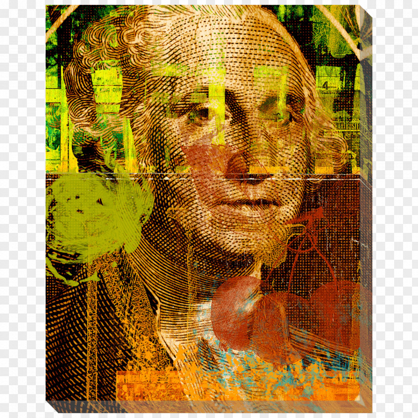 Painting Modern Art Canvas Poster United States One-dollar Bill PNG