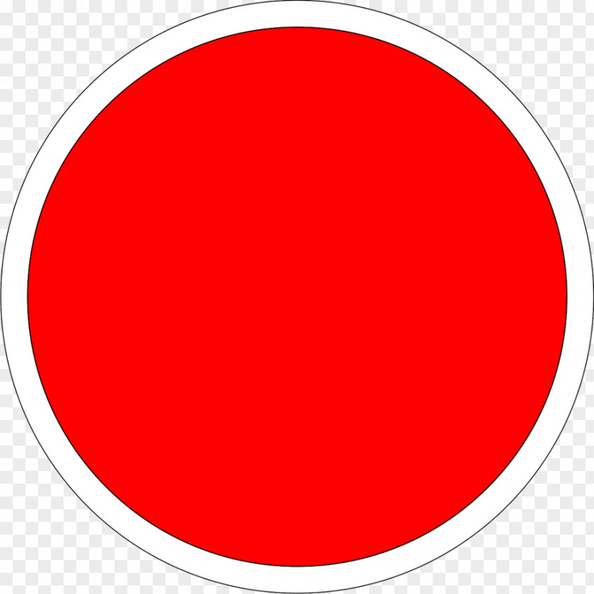Button Circle Area Red Font PNG
