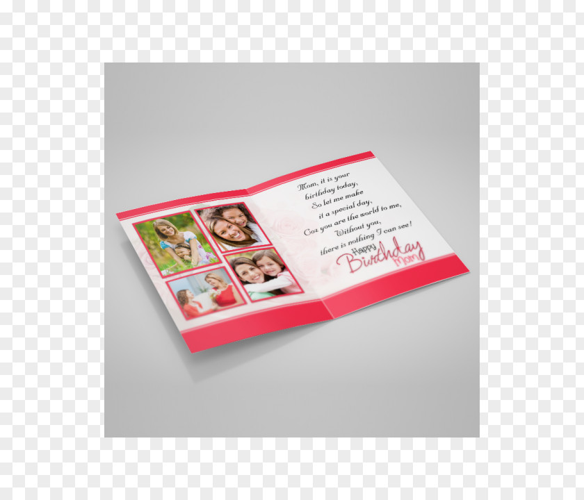 Mother Greeting Card Rectangle Font PNG