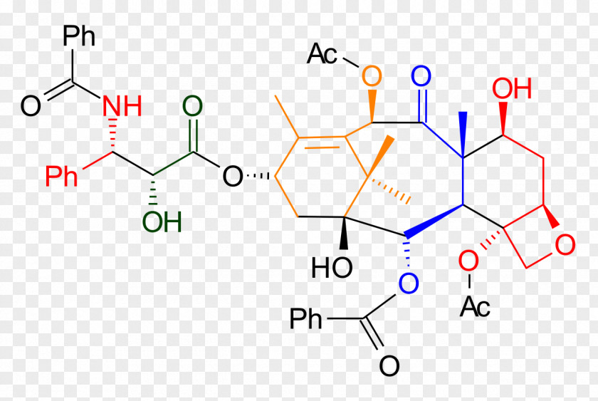 Overview Molecule Paclitaxel Chemistry Photography Total Synthesis PNG