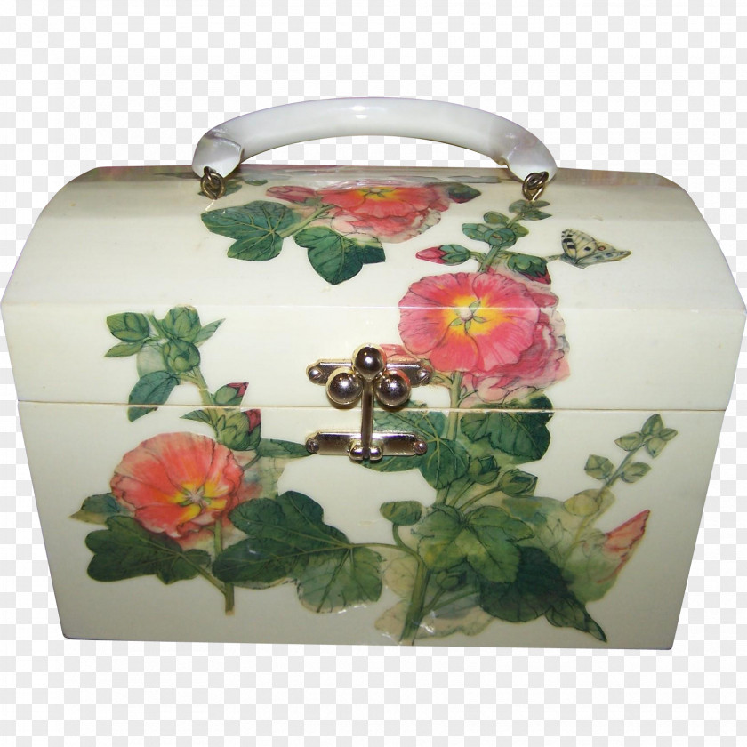 Retro Nostalgic Wood Background Picture Material D Floral Design Handbag Flowerpot PNG