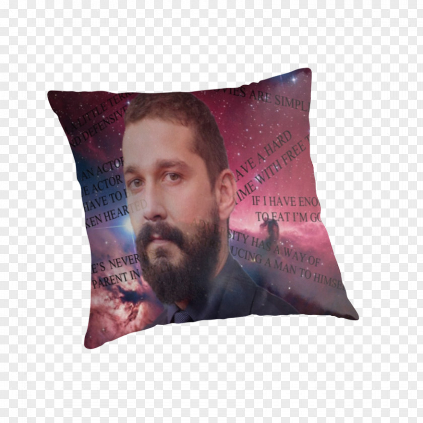 Shia Labeouf Cushion Throw Pillows PNG