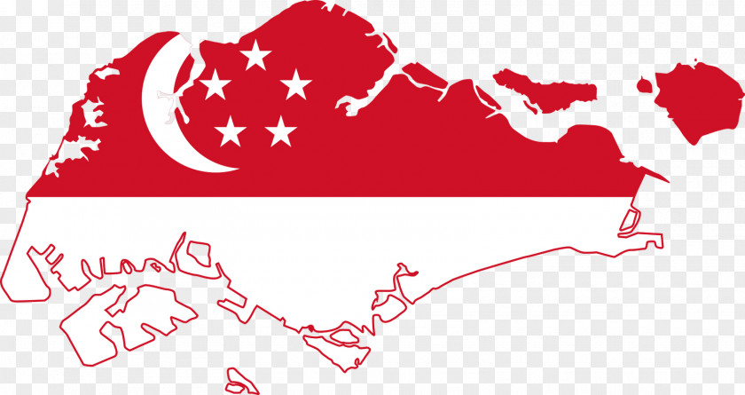 SINGAPORE Flag Of Singapore Map PNG