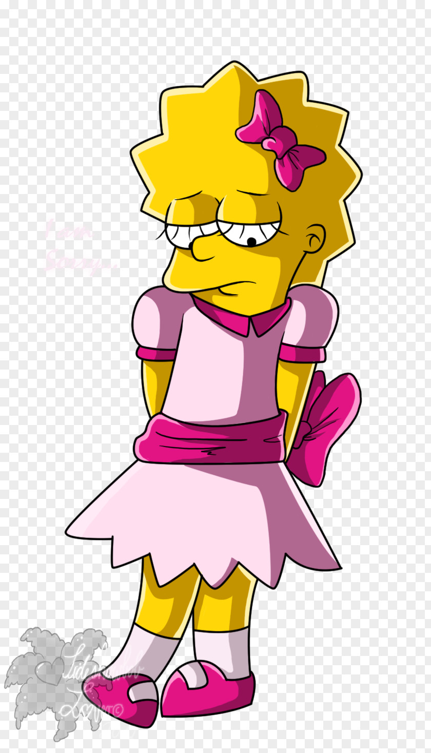 The Simpsons Movie Fan Art Painting PNG