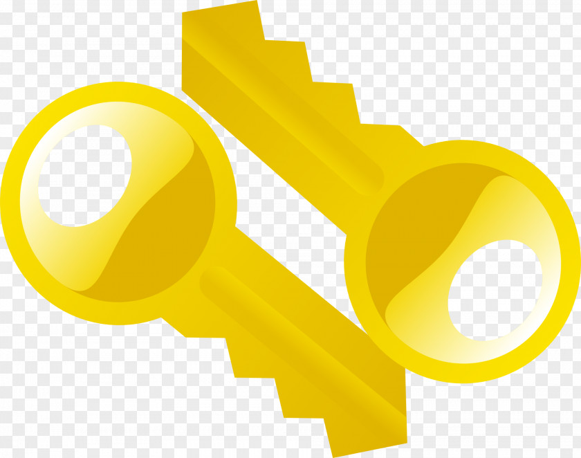 Yellow Key Business Operations Management Lock Clip Art PNG