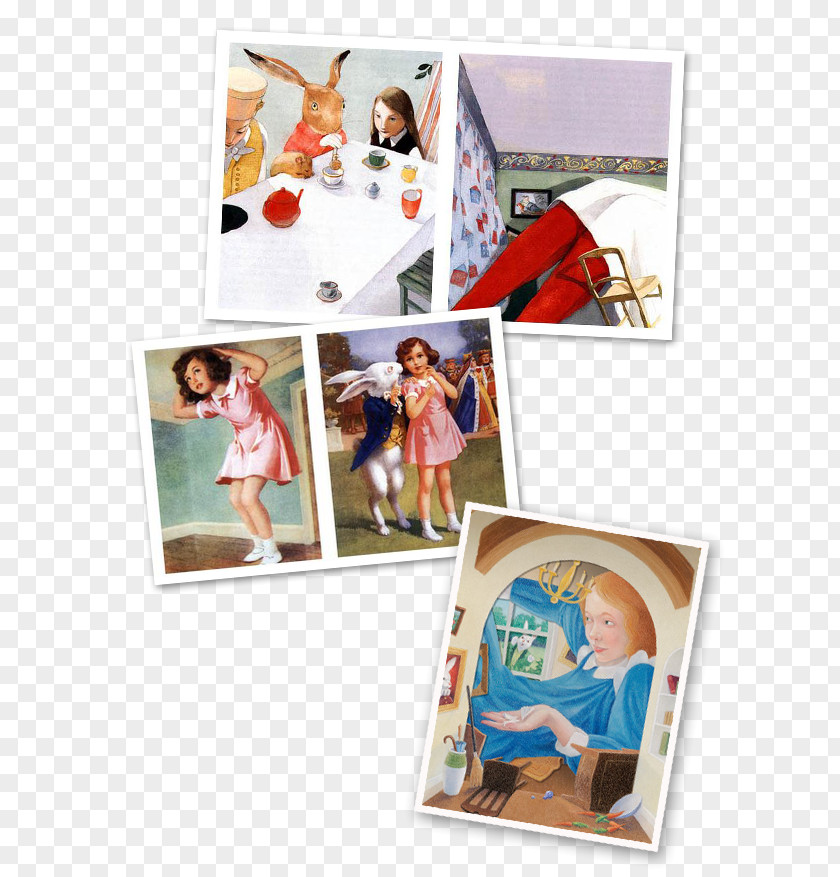 Alice In Wonderland Eat Me Alice's Adventures Collage Demoni E Maestri Paper Picture Frames PNG
