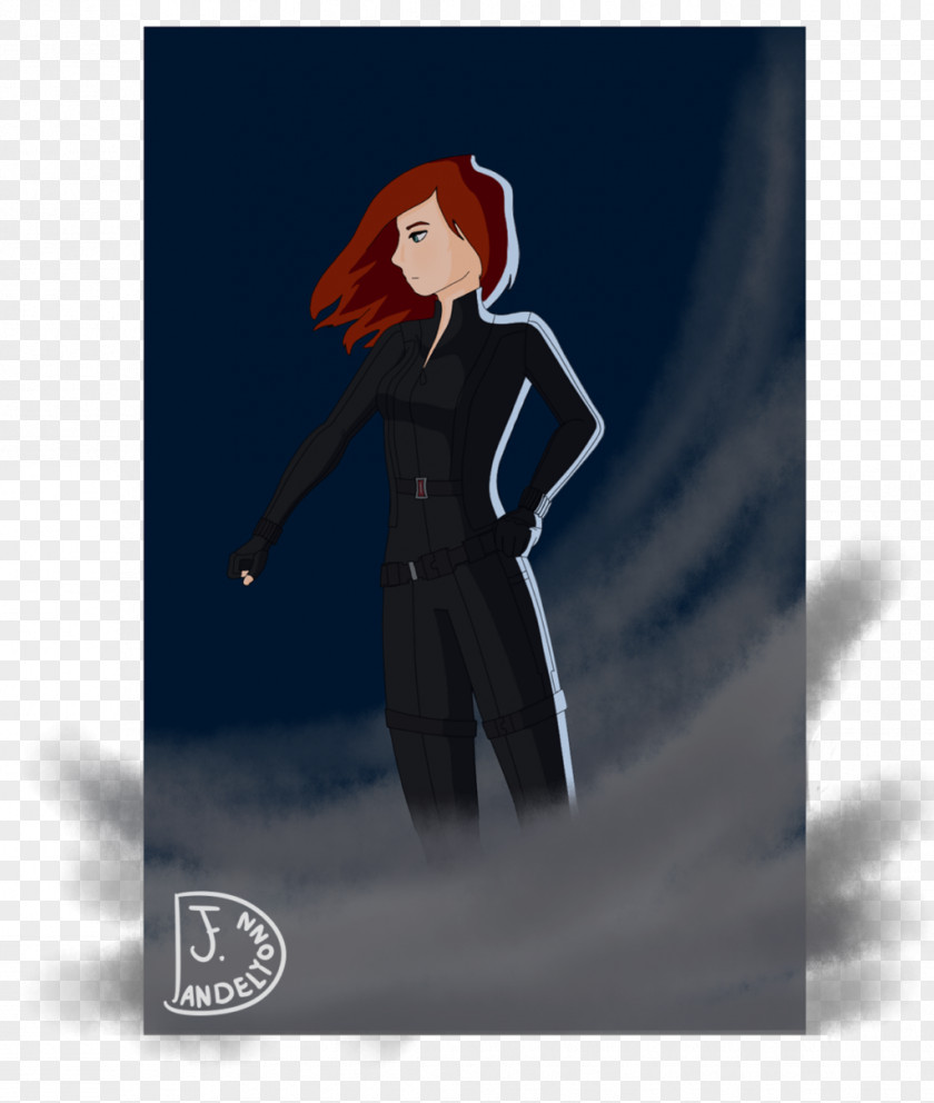 Black Widow Cartoon Poster Character Fiction PNG