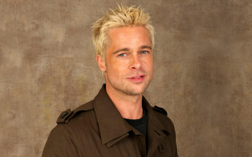 Brad Pitt Fight Club Hairstyle Blond PNG