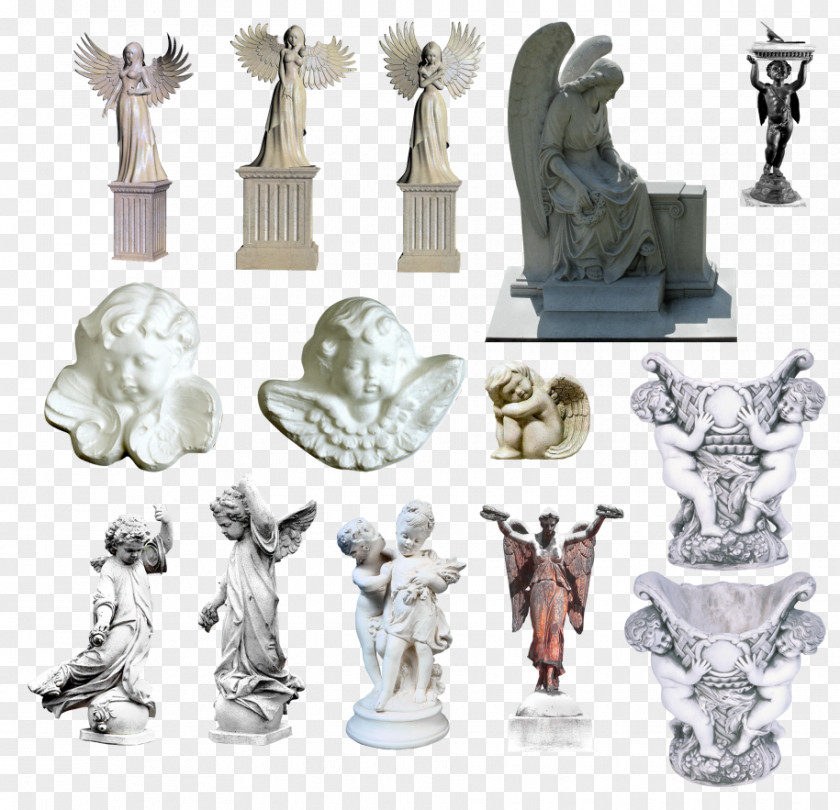 Cartoon Roman Emperor Sculpture Figurine Product Design PNG