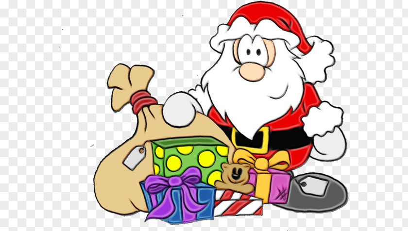 Christmas Eve Meter Santa Claus Cartoon PNG